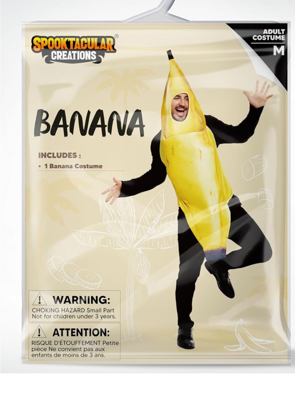 Spooktacular Creations Men's Yellow Banana Costume